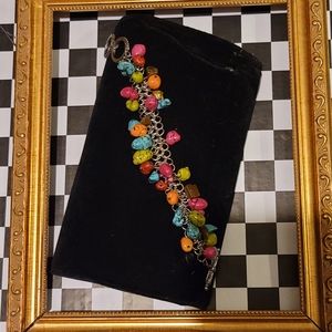 Multi color beaded bracelet